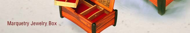 Marquetry Jewelry Box